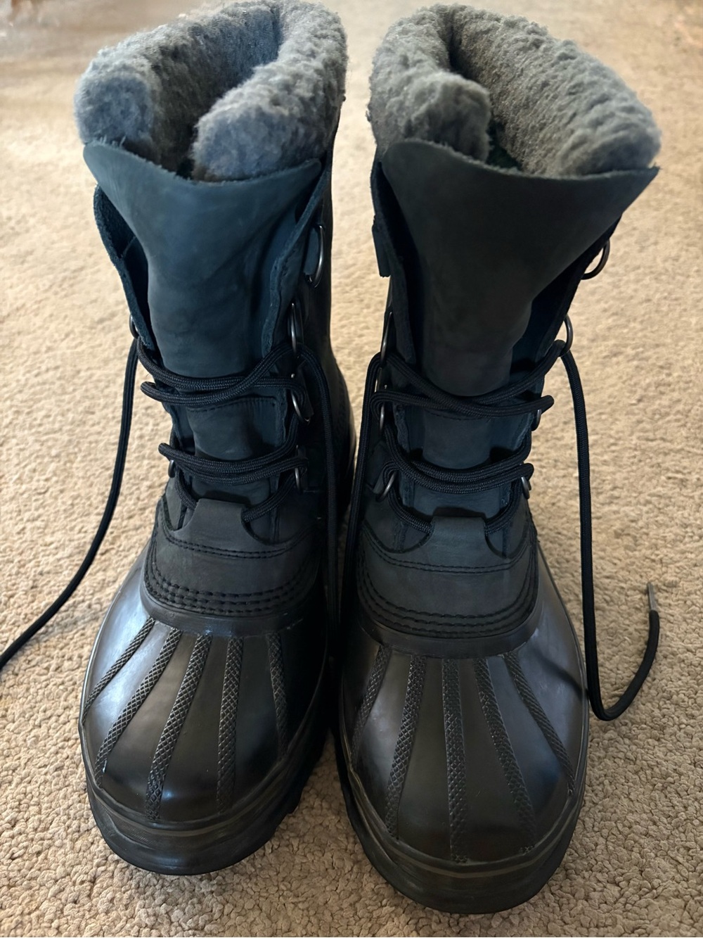 SOREL Caribou Waterproof Winter Boots Women’s Size 8 Men’s 6.5